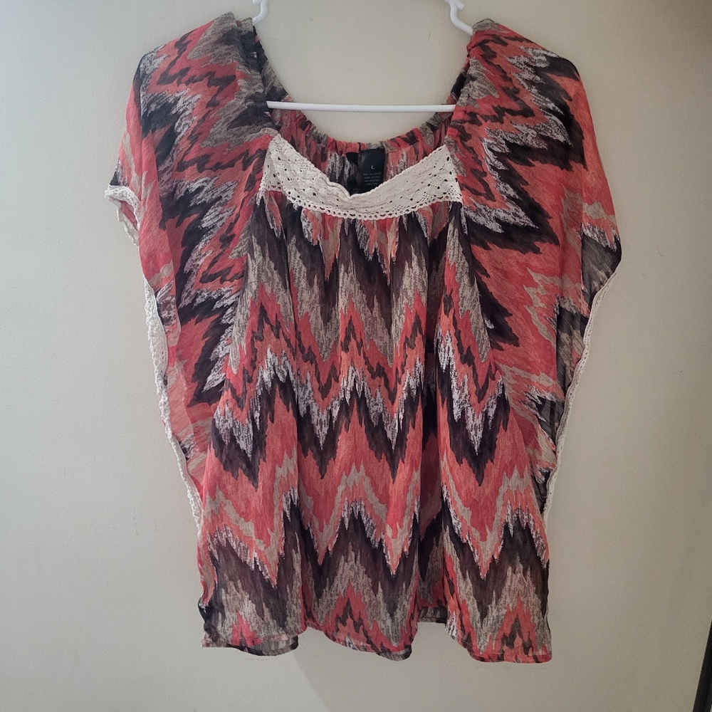 5/10$ New Directions Blouse Size L